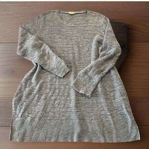 Eileen Fisher Women’s Light Blue Tunic Linen Cotton XL Eco-friendly Comfy Office